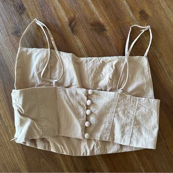 Zara Cropped Bustier Tank - Picture 2 of 3